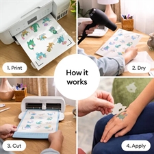 Cricut - Printable Tattoo Paper Transparent (3pcs) 